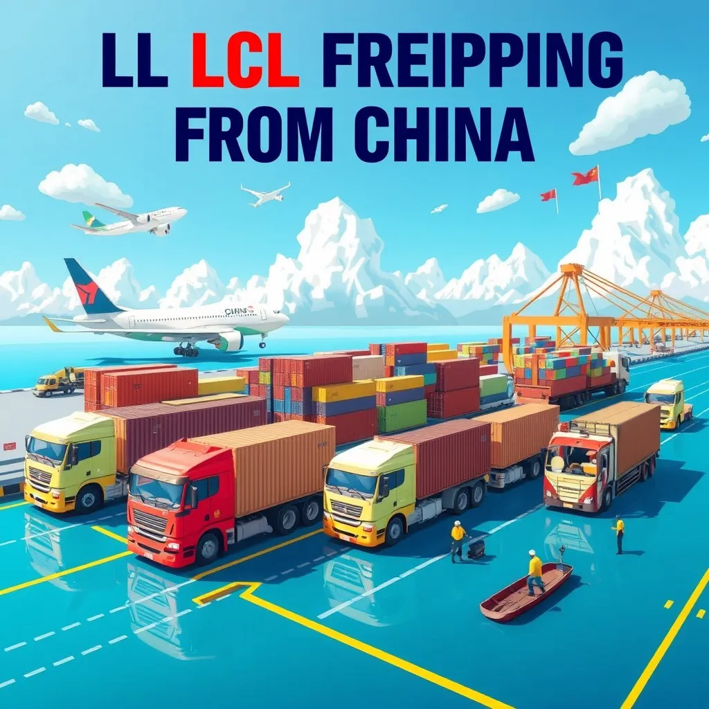 LCL freight shipping from China