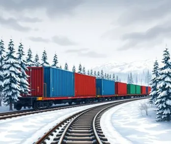 Railway shipping to Russia